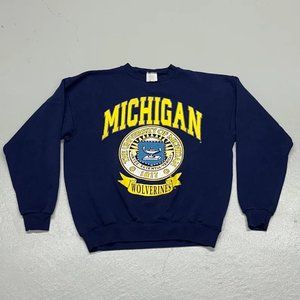 University of Michigan, Vintage 1990 Crewneck Sweatshirt retro shirt